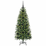 Vidaxl kunstkerstboom met 150 led met standaard groen 120 cm pe en pvc