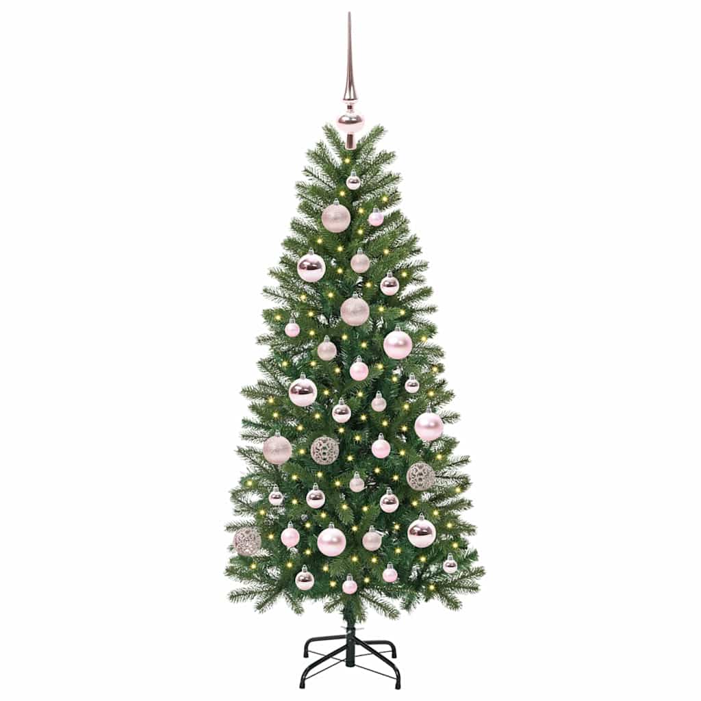 Vidaxl kunstkerstboom met 150 led met standaard groen 120 cm pe en pvc