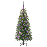 Vidaxl kunstkerstboom met 150 led met standaard groen 120 cm pe en pvc