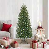 Vidaxl kunstkerstboom met 150 led met standaard groen 150 cm pe en pvc