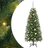 Vidaxl kunstkerstboom met 150 led met standaard groen 150 cm pe en pvc
