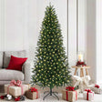 Vidaxl kunstkerstboom groen 180 cm pe en pvc