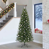 Vidaxl kunstkerstboom met 300 led met standaard groen 240 cm pe en pvc