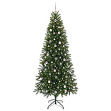 Vidaxl kunstkerstboom met 300 led met standaard groen 240 cm pe en pvc