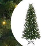 Vidaxl kunstkerstboom met 300 led met standaard groen 240 cm pe en pvc