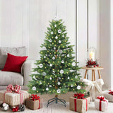 Vidaxl kunstkerstboom met 150 led met standaard groen 150 cm pe en pvc