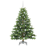 Vidaxl kunstkerstboom met 150 led met standaard groen 150 cm pe en pvc