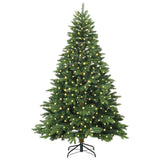 Vidaxl kunstkerstboom met 300 led met standaard groen 180 cm pe en pvc