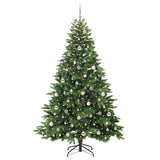 Vidaxl kunstkerstboom met 300 led met standaard groen 210 cm pe en pvc