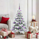Vidaxl kunstkerstboom met 150 led met standaard wit 120 cm pe en pvc