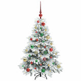 Vidaxl kunstkerstboom met 150 led met standaard wit 120 cm pe en pvc