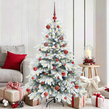 Vidaxl kunstkerstboom met 150 led met standaard wit 150 cm pe en pvc