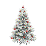 Vidaxl kunstkerstboom met 150 led met standaard wit 150 cm pe en pvc