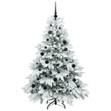 Vidaxl kunstkerstboom met 150 led met standaard wit 150 cm pe en pvc