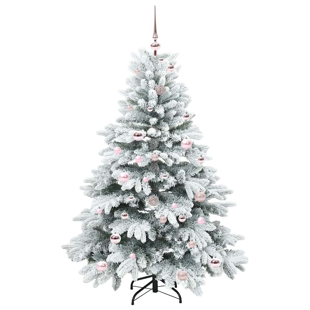 Vidaxl kunstkerstboom met 150 led met standaard wit 150 cm pe en pvc