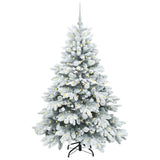 Vidaxl kunstkerstboom met 150 led met standaard wit 150 cm pe en pvc