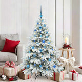 Vidaxl kunstkerstboom met 150 led met standaard wit 150 cm pe en pvc