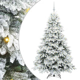 Vidaxl kunstkerstboom met 300 led met standaard wit 180 cm pe en pvc