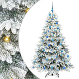Vidaxl kunstkerstboom met 300 led met standaard wit 180 cm pe en pvc
