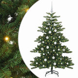 Vidaxl kunstmatige inklapbare kerstboom groen 150 cm pvc en staal