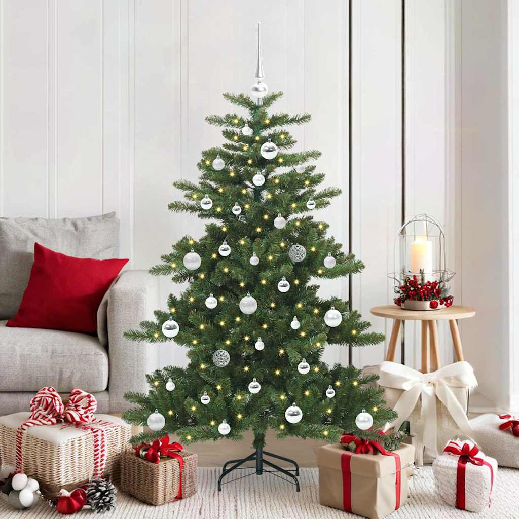 Vidaxl kunstmatige inklapbare kerstboom groen 150 cm pvc en staal