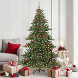 Vidaxl kunstmatige inklapbare kerstboom groen 180 cm pvc en staal