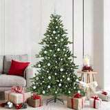 Vidaxl kunstmatige inklapbare kerstboom groen 180 cm pvc en staal