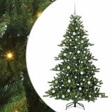 Vidaxl kunstmatige inklapbare kerstboom groen 180 cm pvc en staal