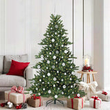 Vidaxl kunstmatige inklapbare kerstboom groen 180 cm pvc en staal