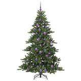 Vidaxl kunstmatige inklapbare kerstboom groen 180 cm pvc en staal