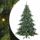 Vidaxl kunstmatige inklapbare kerstboom groen 180 cm pvc en staal