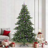 Vidaxl kunstmatige inklapbare kerstboom groen 240 cm pvc en staal