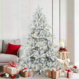 Vidaxl kunstmatige inklapbare kerstboom wit 180 cm pvc en staal