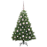 Vidaxl kunstkerstboom met 150 led met standaard groen 120 cm pe en pvc