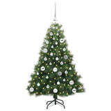 Vidaxl kunstkerstboom met 150 led met standaard groen 120 cm pe en pvc