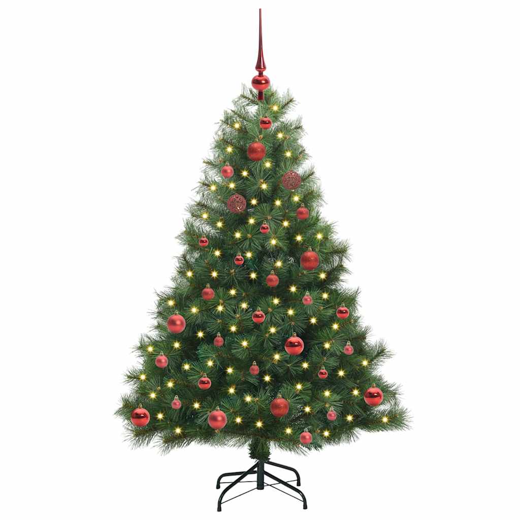 Vidaxl kunstkerstboom met 150 led met standaard groen 150 cm pe en pvc