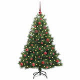 Vidaxl kunstkerstboom met 150 led met standaard groen 150 cm pe en pvc