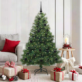 Vidaxl kunstkerstboom met 150 led met standaard groen 150 cm pe en pvc