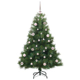 Vidaxl kunstkerstboom met 150 led met standaard groen 150 cm pe en pvc