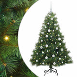 Vidaxl kunstkerstboom met 150 led met standaard groen 150 cm pe en pvc