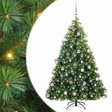Vidaxl kunstkerstboom met 300 led met standaard groen 180 cm pe en pvc