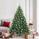 Vidaxl kunstkerstboom met 300 led met standaard groen 180 cm pe en pvc