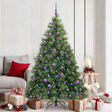 Vidaxl kunstkerstboom met 300 led met standaard groen 180 cm pe en pvc
