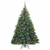 Vidaxl kunstkerstboom met 300 led met standaard groen 180 cm pe en pvc
