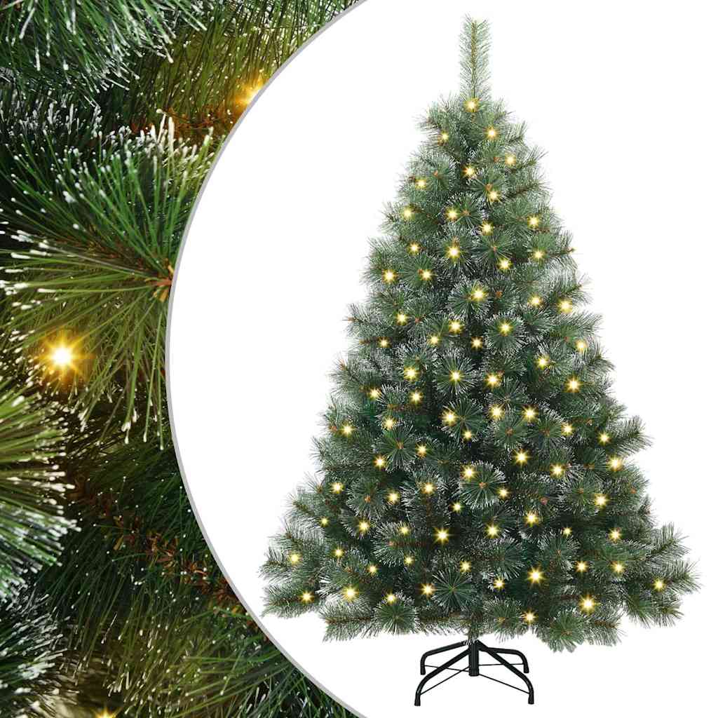 Vidaxl kunstkerstboom met 150 led met standaard groen 150 cm pe en pvc