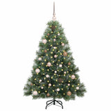 Vidaxl kunstkerstboom met 150 led met standaard groen 150 cm pe en pvc