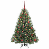 Vidaxl kunstkerstboom met 150 led met standaard groen 150 cm pe en pvc
