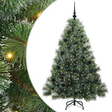 Vidaxl kunstkerstboom met 150 led met standaard groen 150 cm pe en pvc