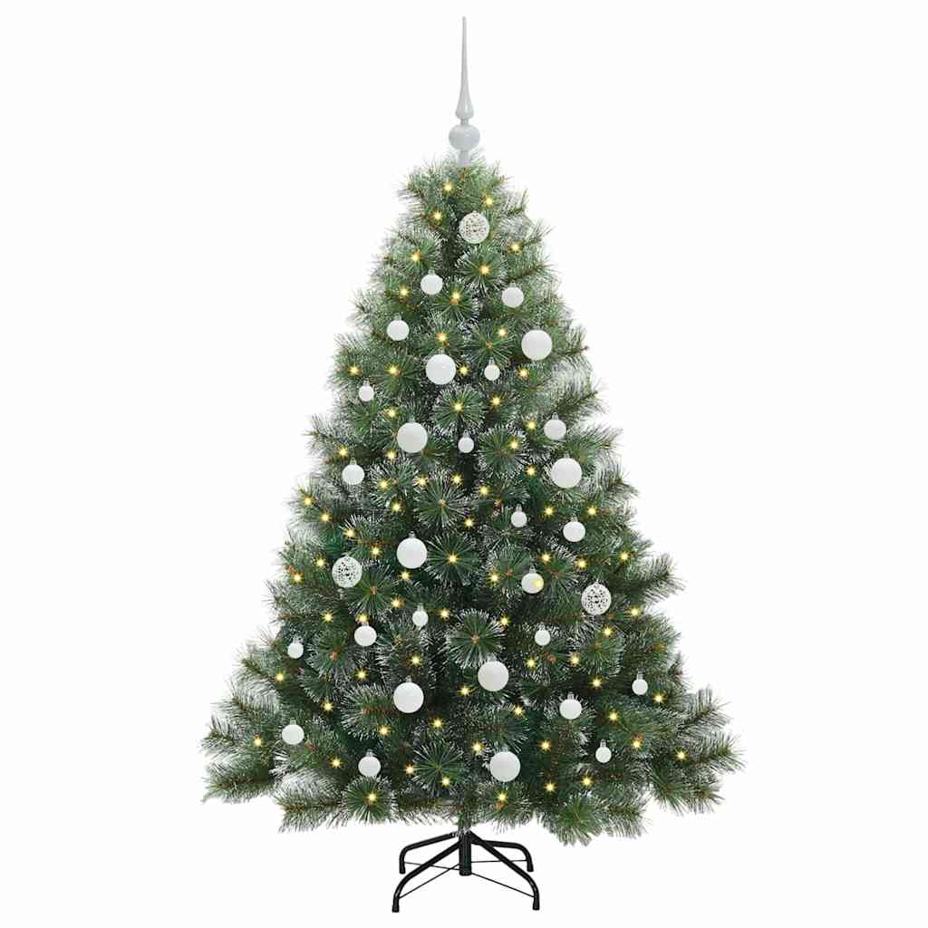 Vidaxl kunstkerstboom met 150 led met standaard groen 150 cm pe en pvc