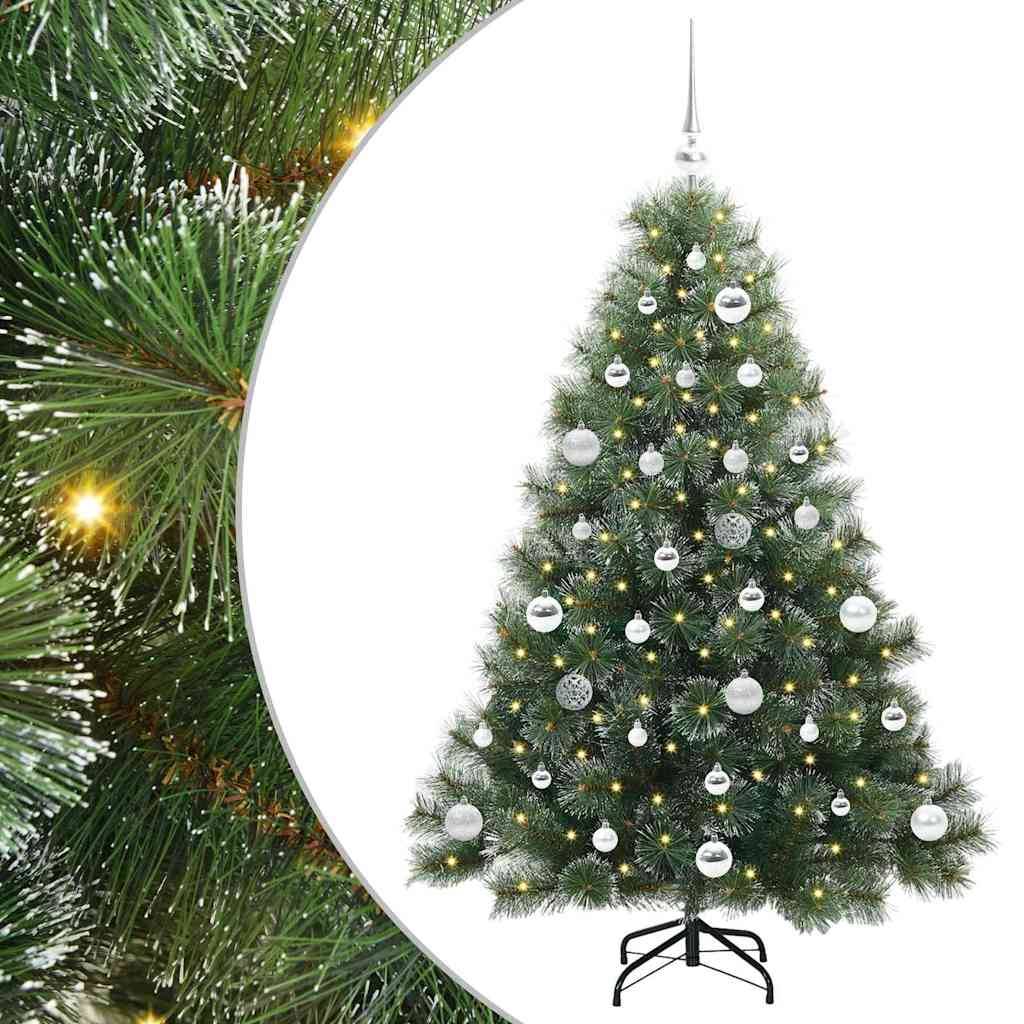 Vidaxl kunstkerstboom met 150 led met standaard groen 150 cm pe en pvc